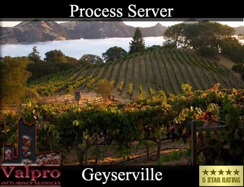 Process Server Geyserville
