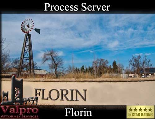 Registered Process Server Florin California