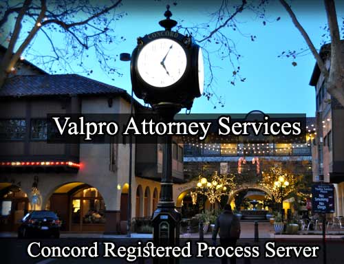 Registered Process Server in Concord California