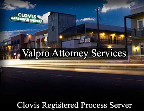 Registered Process Server in Clovis California