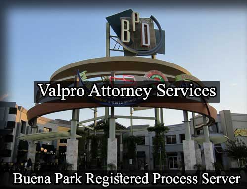 Registered Process Server in Buena Park California