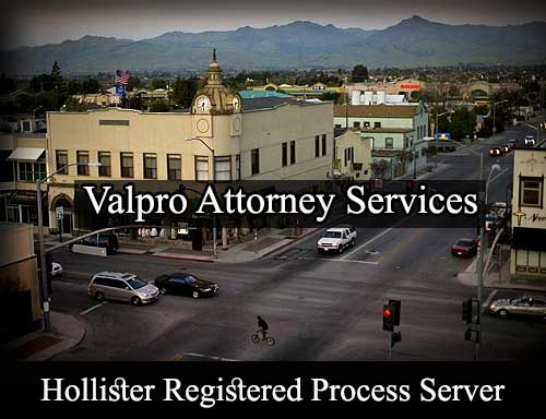 Registered Process Server in Hollister California