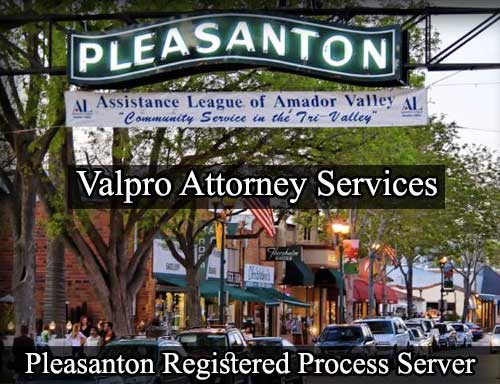 Registered Process Server in Pleasanton California