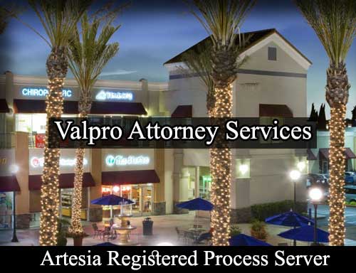 Registered Process Server Artesia California
