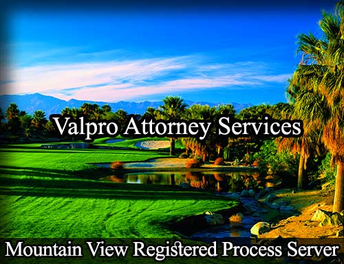 Registered Process Server Mountain View California