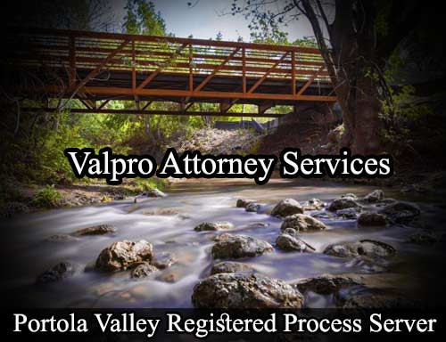 Registered Process Server Portola Valley California