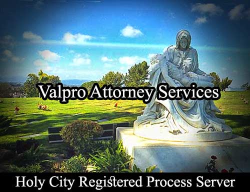 Registered Process Server Holy City California