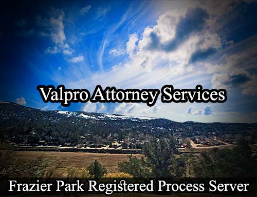Registered Process Server Frazier Park California