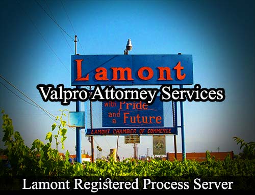 Lamont California Registered Process Server