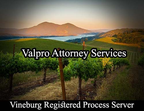 Registered Process Server Vineburg California