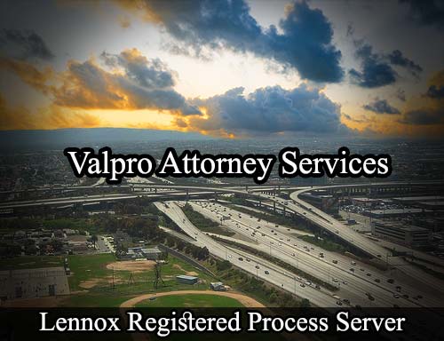 Registered Process Server Lennox California