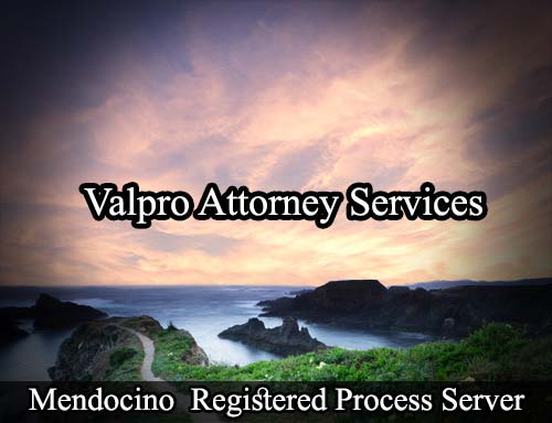 Registered Process Server Mendocino California