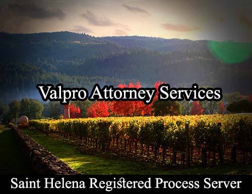 Saint Helena California Registered Process Server