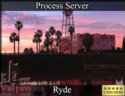 Registered Process Server Ryde California