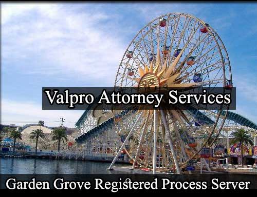 Registered Process Server in Garden Grove California