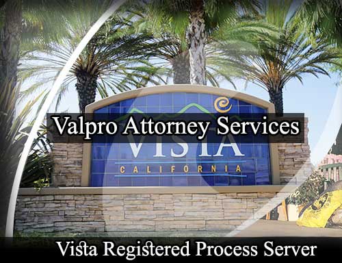 Registered Process Server in Vista California