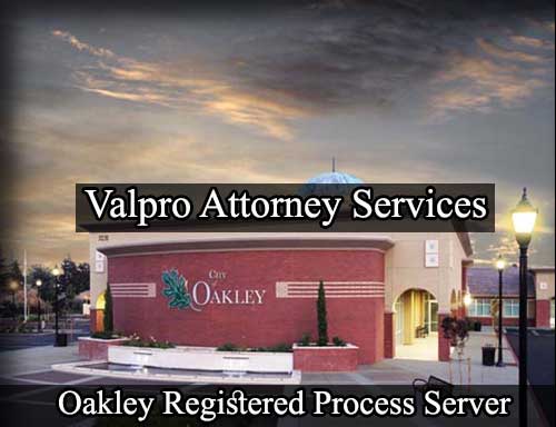 Registered Process Server Oakley California