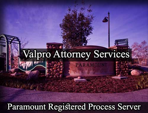 Registered Process Server Paramount California