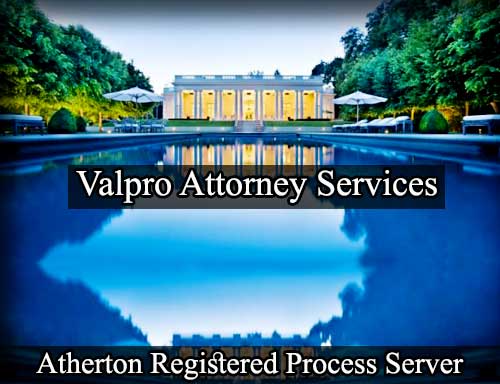 Registered Process Server Atherton California