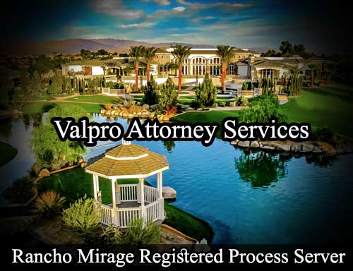 Registered Process Server Rancho Mirage
