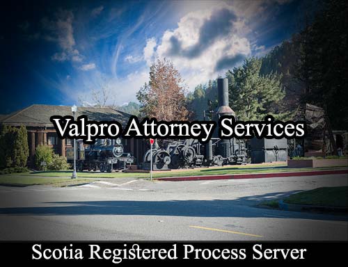 Registered Process Server Scotia California