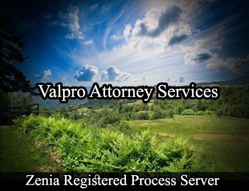Registered Process Server Zenia California